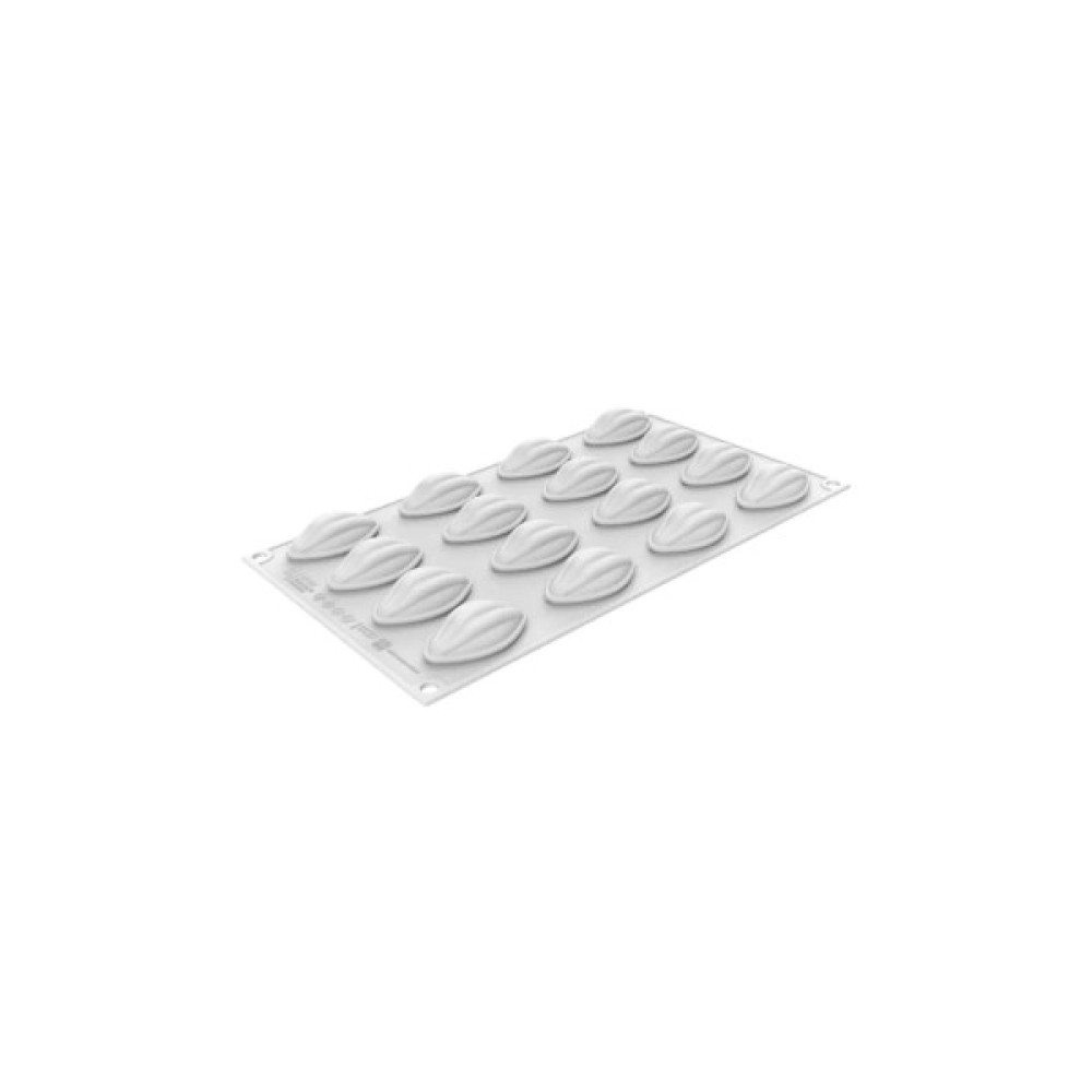 Форма для випікання Silikomart Cacao 50х28 h 19 мм (16 х 12,5 мл) (CACAO XS 12)