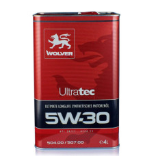 Моторна олива Wolver Ultratec 5W-30, 504/507. C3 API SN/CF 4л (4260360940934)
