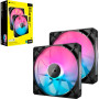 Кулер до корпусу Corsair iCUE Link RX140 RGB PWM Dual Pack (CO-9051020-WW) Кулер до корпусу Corsair iCUE Link RX140 RGB PWM Dual Pack (CO-9051020-WW)