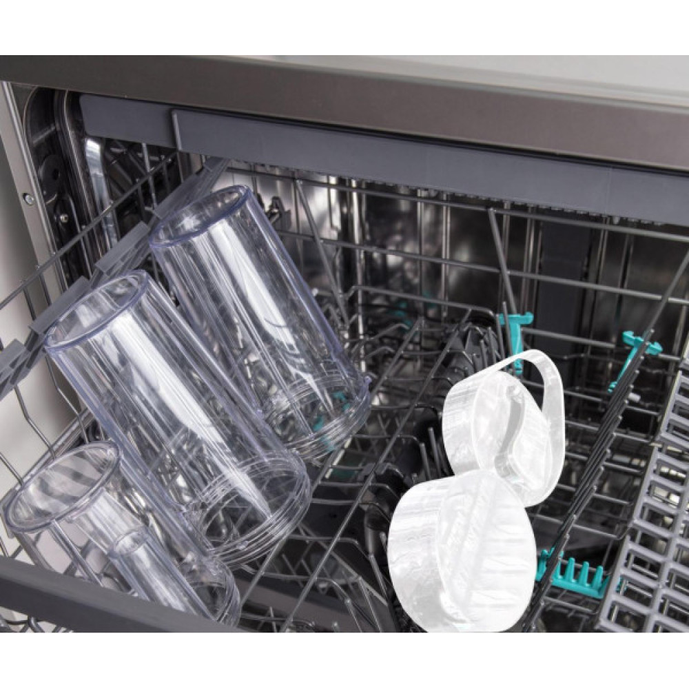 Блендер Gorenje стаціонарний 1000Вт, чаша-750мл, подрібнювач, білий-нерж