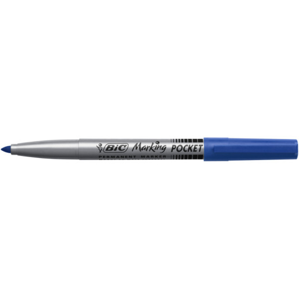 Маркер Bic перманентний Fine, синій (bc8209012)