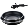 Набір сковорідок Bergner Click & cook, зі знімною ручкою, 22/26 см, чорний (BG-31605-BK) Набір сковорідок Bergner Click & cook, зі знімною ручкою, 22/26 см, чорний (BG-31605-BK)