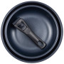 Набір сковорідок Bergner Click & cook, зі знімною ручкою, 22/26 см, чорний (BG-31605-BK) Набір сковорідок Bergner Click & cook, зі знімною ручкою, 22/26 см, чорний (BG-31605-BK)