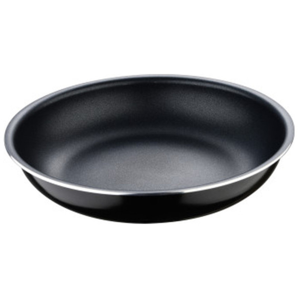 Набір сковорідок Bergner Click & cook, зі знімною ручкою, 22/26 см, чорний (BG-31605-BK)