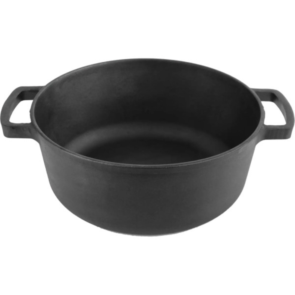 Каструля Brizoll чавунна з кришкою-сковородою 6 л (P-6L-2)