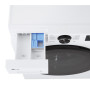 Пральна машина LG фронтальна, 8кг, 1200, A, 48см, дисплей, пара, інвертор, білий