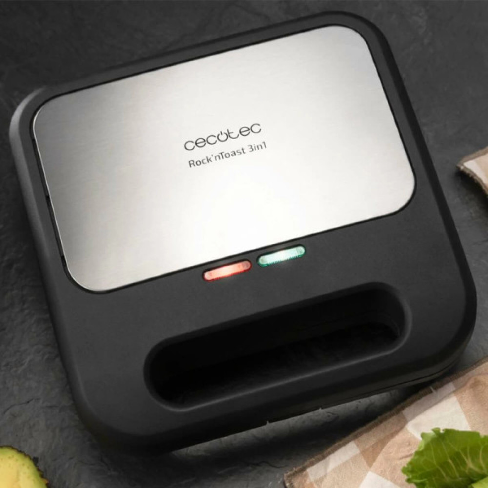 Вафельниця Cecotec Rock'nToast 1000 3in1 (CCTC-03203)