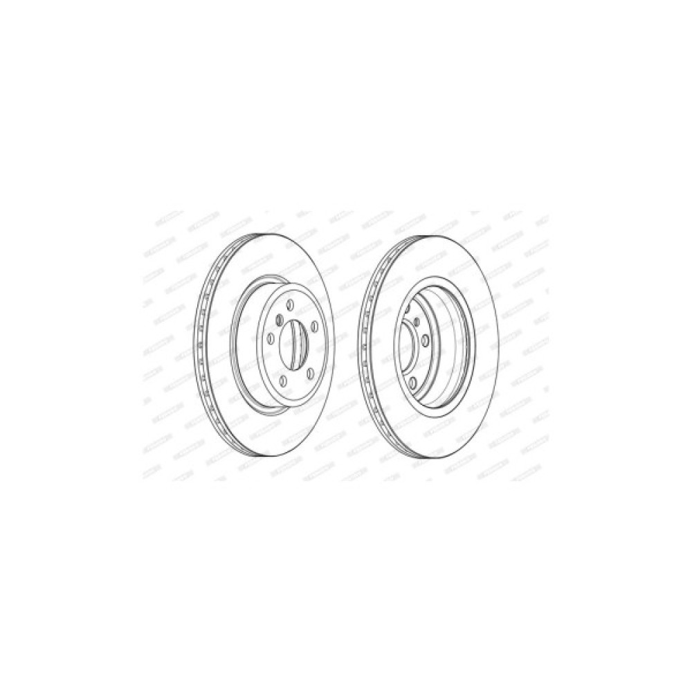 Гальмівний диск FERODO DDF2039C