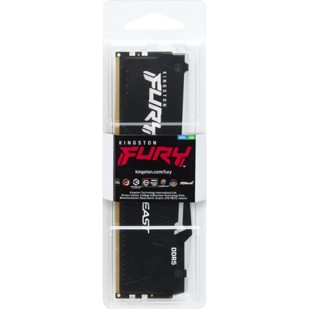 Пам'ять ПК Kingston DDR5    8GB 5200 FURY Beast RGB