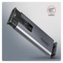 Кишеня зовнішня AXAGON USB-C 10Gbps metal box with info display for M.2 NVMe & SATA SSD (EEM2-SD2)