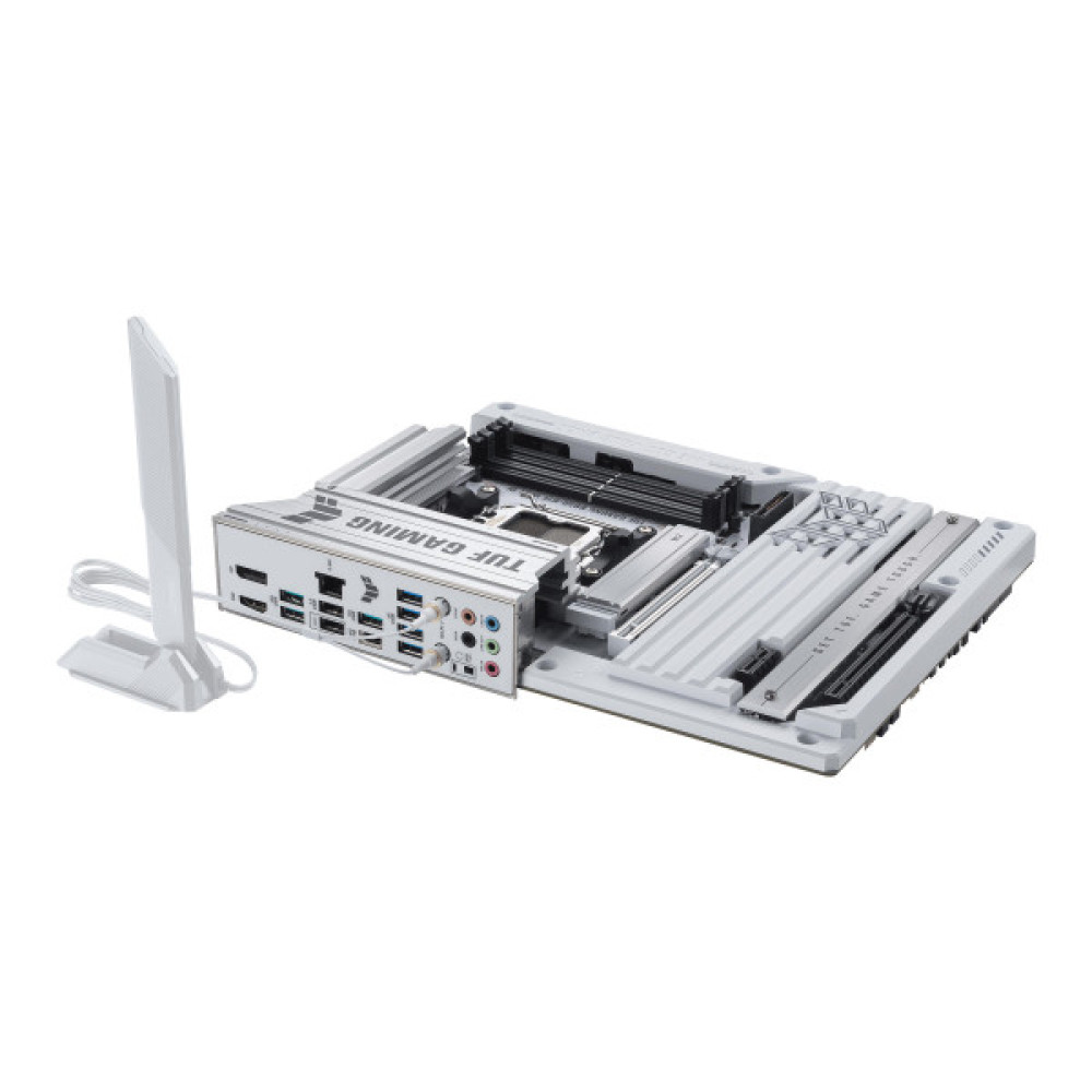 Материнcька плата ASUS TUF GAMING B850-BTF WIFI W sAM5 B850 4xDDR5 M.2 HDMI DP Wi-Fi BT ATX BTF приховане підключення роз'ємів