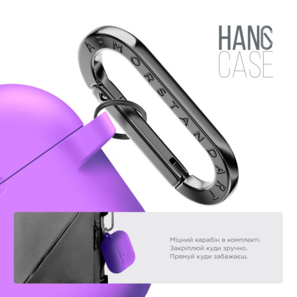 Чохол для навушників Armorstandart Hang Case For Apple AirPods Pro 3 Purple (ARM88281)