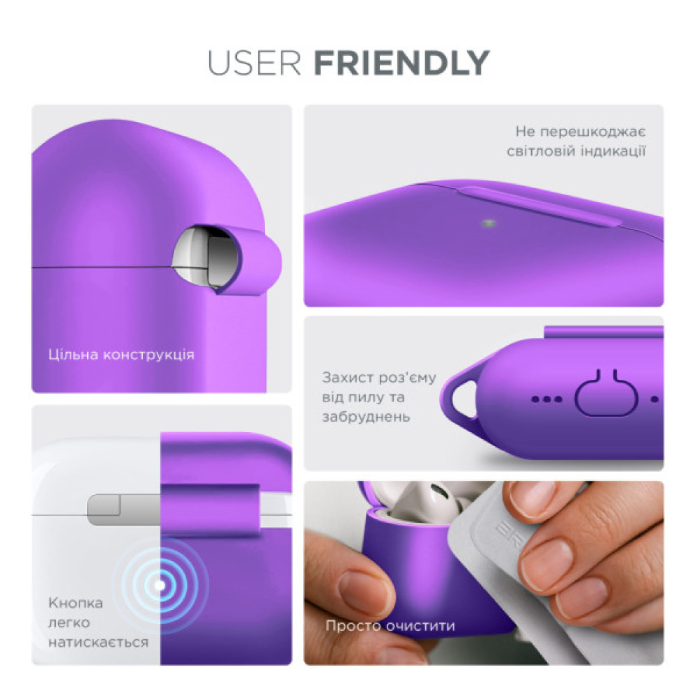 Чохол для навушників Armorstandart Hang Case For Apple AirPods Pro 3 Purple (ARM88281)