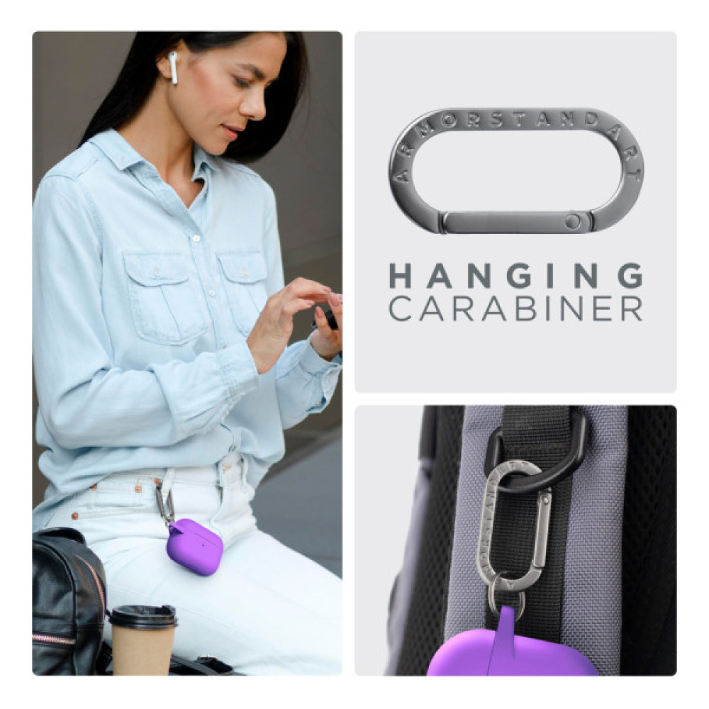 Чохол для навушників Armorstandart Hang Case For Apple AirPods Pro 3 Purple (ARM88281)