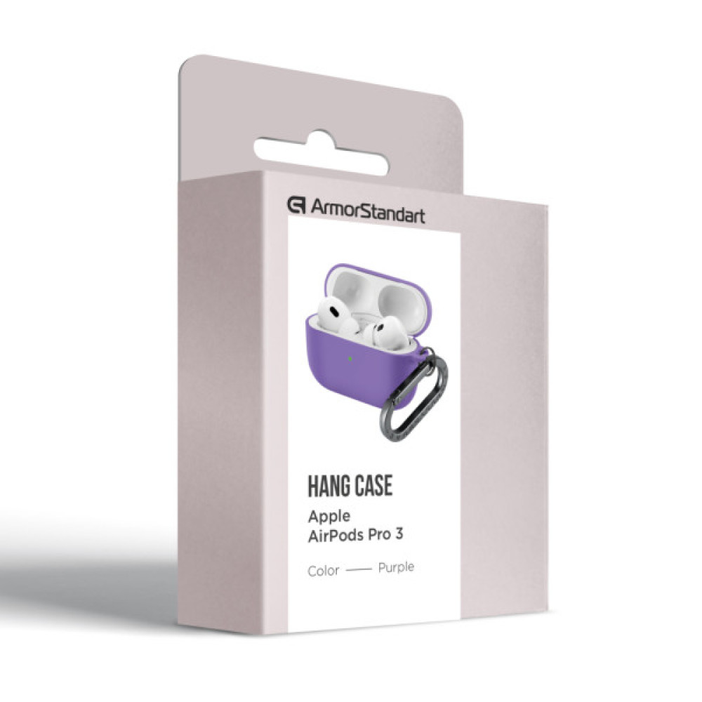 Чохол для навушників Armorstandart Hang Case For Apple AirPods Pro 3 Purple (ARM88281)