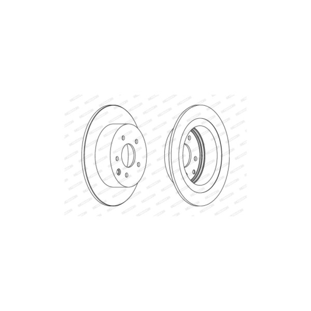 Гальмівний диск FERODO DDF1590