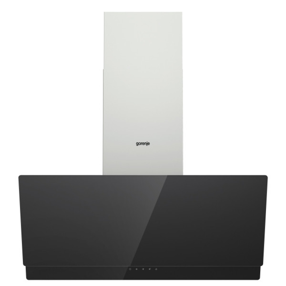 Витяжка Gorenje похила, 90см, 608м.куб/год, чорний