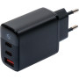 Зарядний пристрій Vinga 2xUSB-C PD30W + USB-A QC30W Display 30W Max (VCR30ACCDB) Зарядний пристрій Vinga 2xUSB-C PD30W + USB-A QC30W Display 30W Max (VCR30ACCDB)