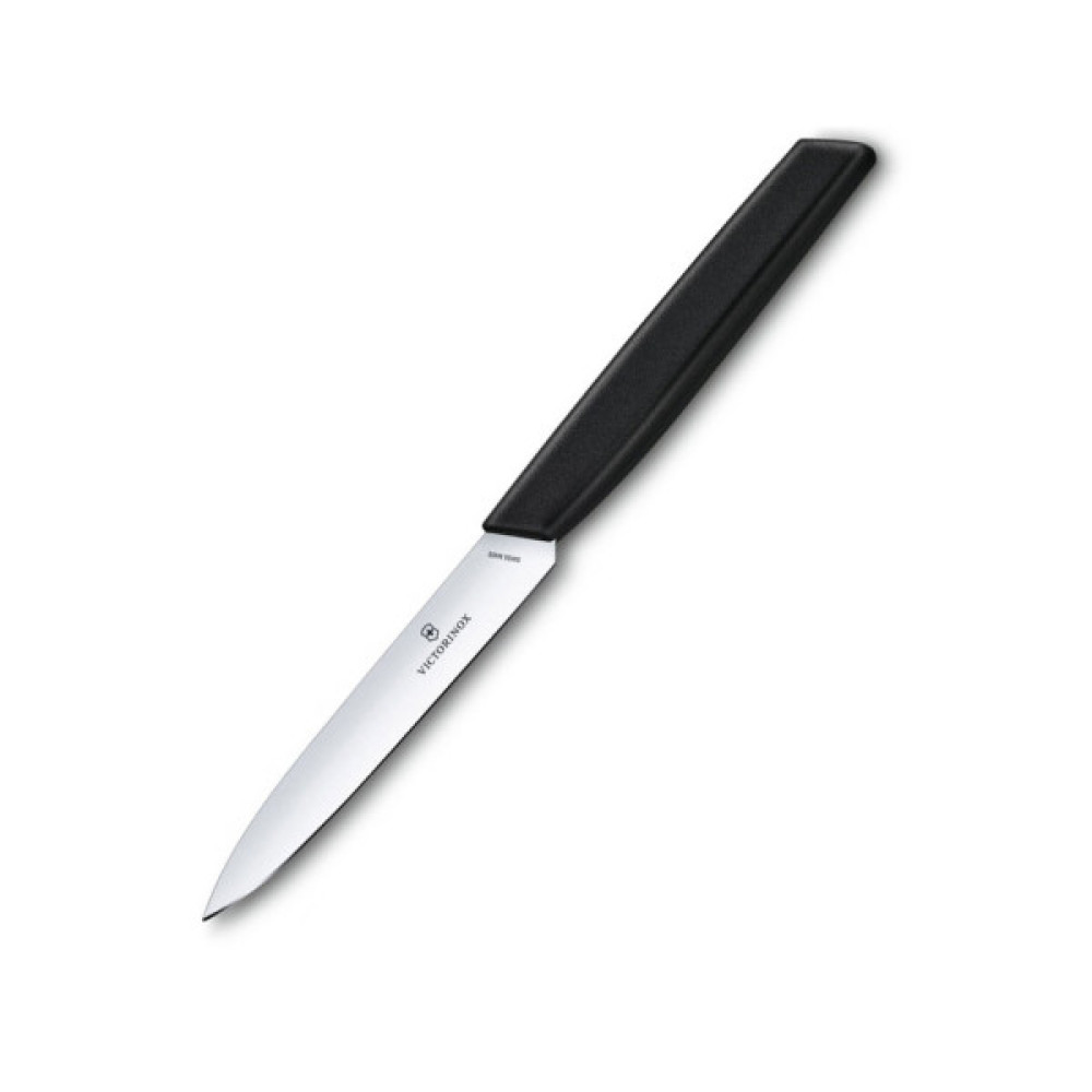 Кухонний ніж Victorinox Swiss Modern Paring 10см Black (6.9003.10) Кухонний ніж Victorinox Swiss Modern Paring 10см Black (6.9003.10)