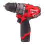 Шуруповерт Milwaukee M12 FPDXKIT-202X, 44Нм, 2x2Аг, 2 насадки, кейс (4933464138)