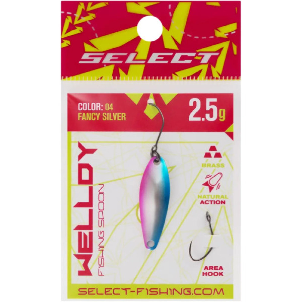 Блешня Select Welldy 2.5g 31mm 04 Fancy Silver (1870.81.01)