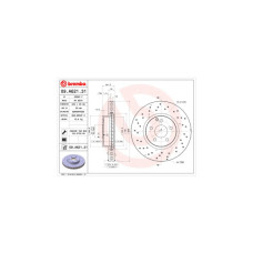 Гальмівний диск Brembo 09.A621.31