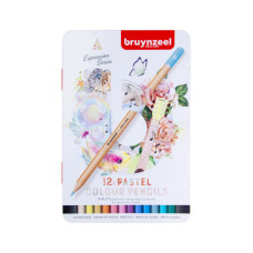 Олівці кольорові Bruynzeel EXPRESSION PASTEL, 12 кольорів (8712079468415)