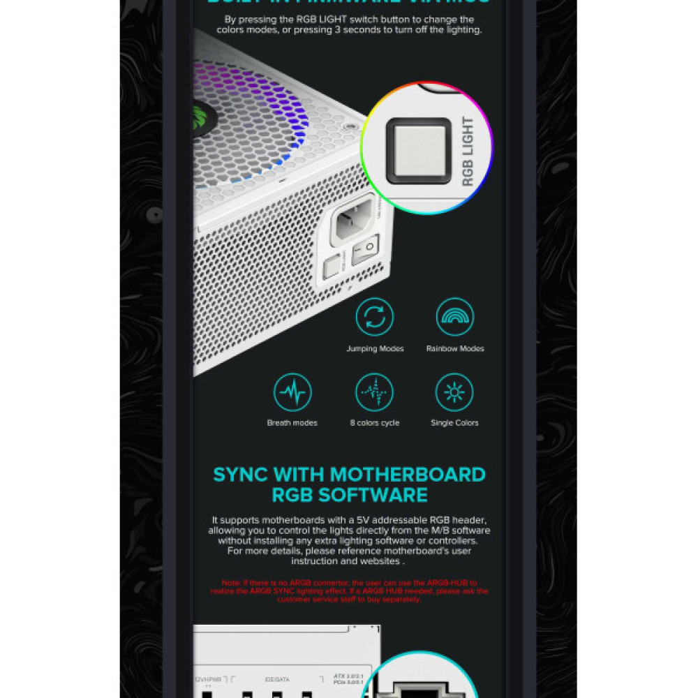 GAMEMAX RGB 850 PRO WH (ATX3.1PCIe5.1)