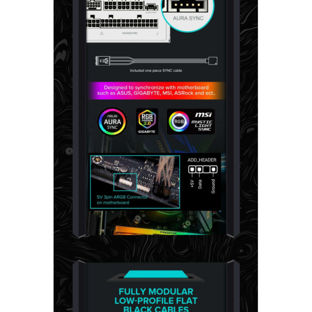 GAMEMAX RGB 850 PRO WH (ATX3.1PCIe5.1)