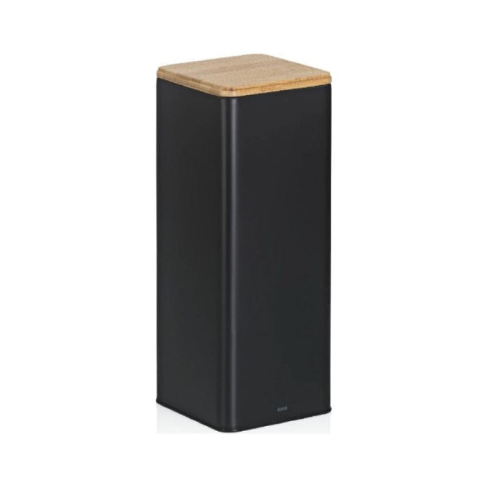 Ємність для сипучих продуктів Kela Kiril 11.5х11.5х28.5 см 3 л чорна (17890)