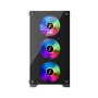 Корпус для ПК 1stPlayer X2-M-BK-4F1-PS-600FK-EU