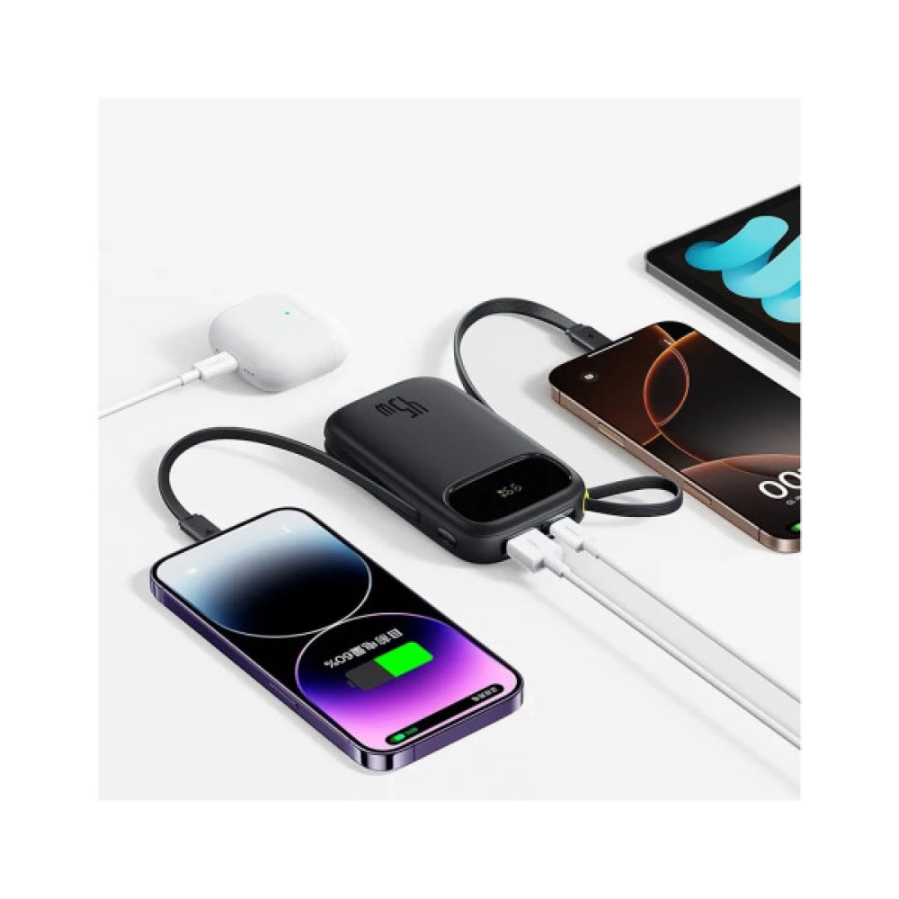 Батарея універсальна Baseus EnerFill FC31 Qpow 3 20000mAh 45W PD/3.0 QC/4.0 Black (E0028D00 / P10082105123-00)