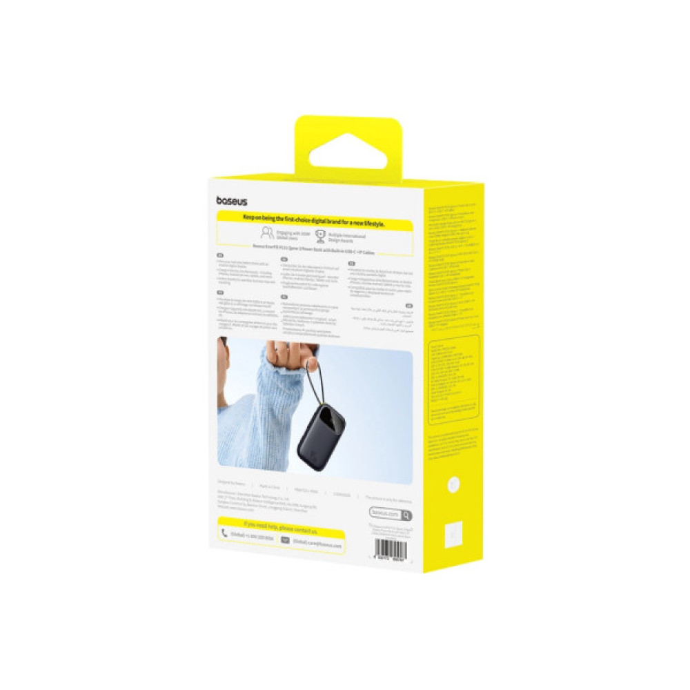 Батарея універсальна Baseus EnerFill FC31 Qpow 3 20000mAh 45W PD/3.0 QC/4.0 Black (E0028D00 / P10082105123-00)