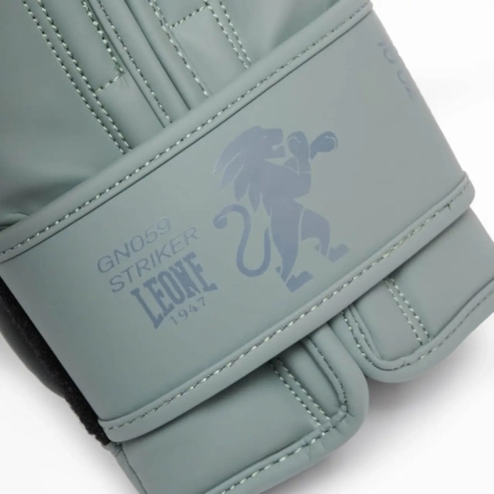 Боксерські рукавички Leone GN059 Striker Grey 10 oz (GN059_Grey_10oz)