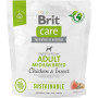 Сухий корм для собак Brit Care Dog Sustainable Adult Medium Breed з куркою та комахами 1 кг (8595602558704) Сухий корм для собак Brit Care Dog Sustainable Adult Medium Breed з куркою та комахами 1 кг (8595602558704)