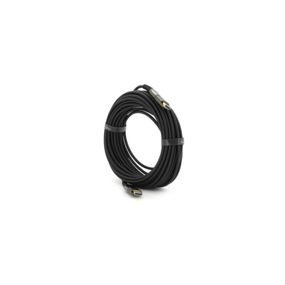 Кабель мультимедійний HDMI M to HDMI M 12.0m V2.0 4K UHD black VEGGIEG (YT-HDMI(M)/(M)HA-12/19717)
