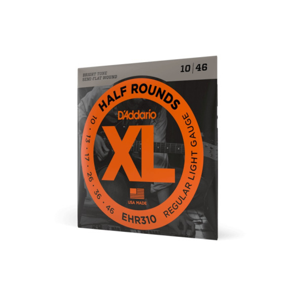 Струни для гітари D'Addario XL Half Rounds Regular Light (10-46) (EHR310)