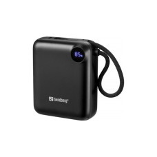 Батарея універсальна Sandberg 10000mAh PD/3.1/20W, QC/3.0, USB-C In/Out, with 2 cables USB-C (421-26)