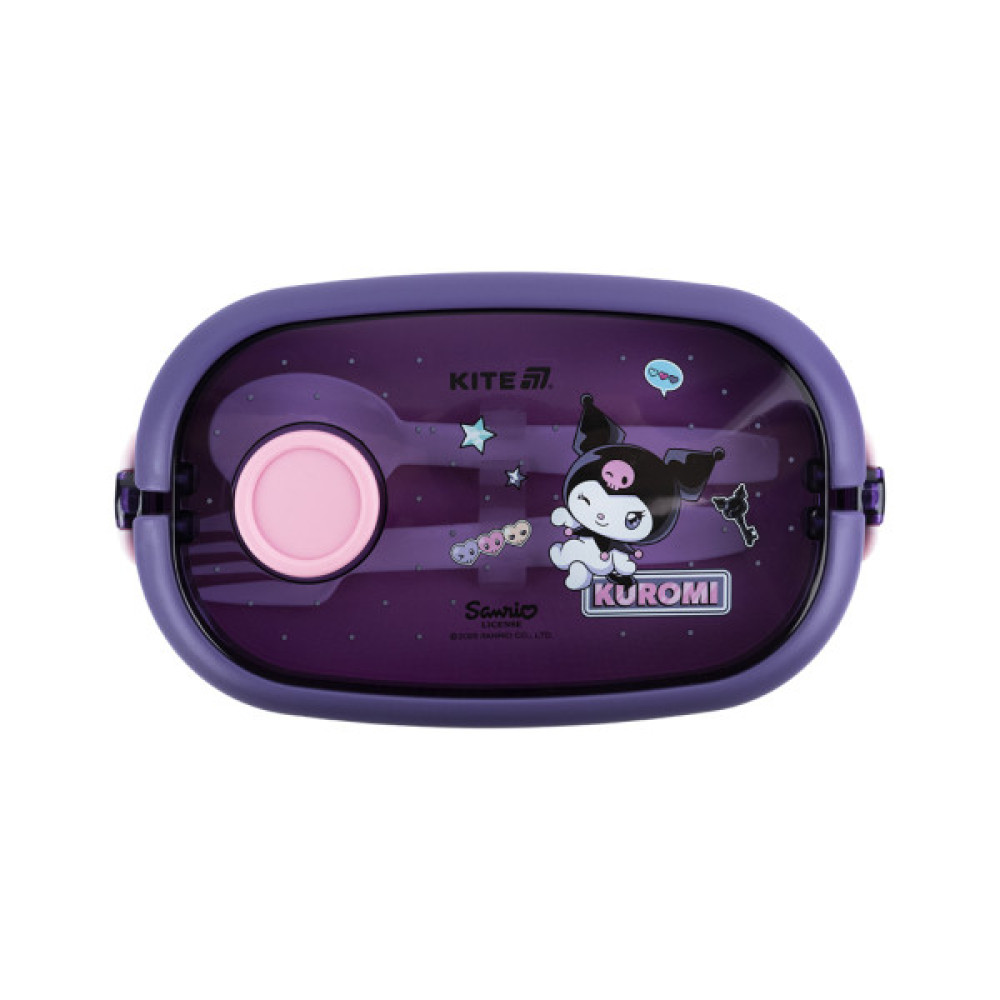 Ланч-бокс дитячий Kite Kuromi, 900 мл, фіолетовий (HK25-1180)