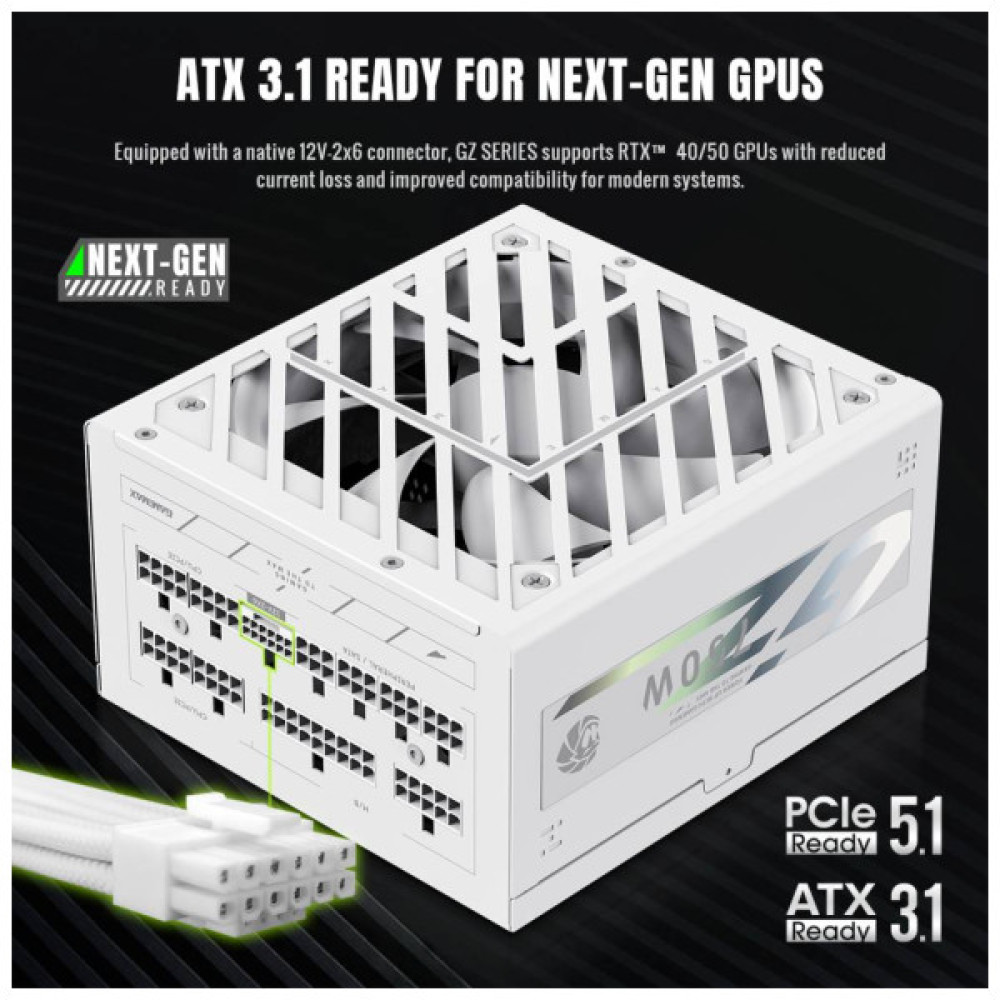 Блок живлення Gamemax 750W (GZ 750G WH)