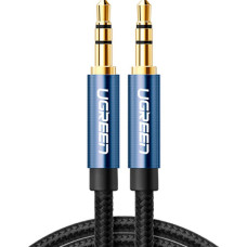 Кабель мультимедійний 3.5mm M to 3.5mm M 2.0m AV112 blue Ugreen (10687)