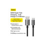 Дата кабель USB 2.0 AM to USB-C 2.0m Superior Fast Charging 100W cluster black Baseus (P10320102114-02) Дата кабель USB 2.0 AM to USB-C 2.0m Superior Fast Charging 100W cluster black Baseus (P10320102114-02)