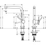Змішувач Hansgrohe 72840670 Змішувач Hansgrohe 72840670