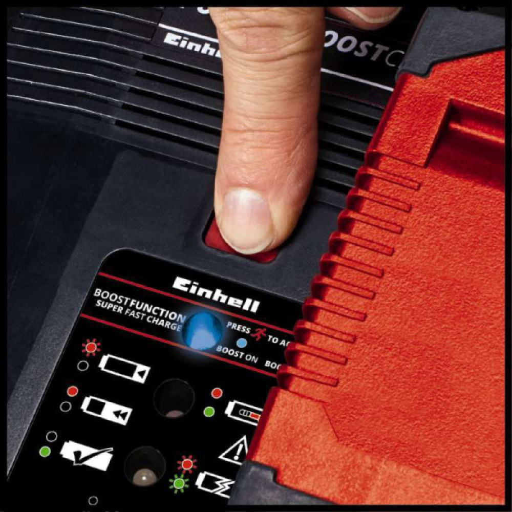 Зарядний пристрій Einhell Power-X-Boostcharger 6 A PXC,18В, 6А, 0.83 кг