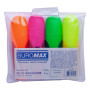 Набір маркерів Buromax highlighter pen, NEON, chisel tip, SET 4 colors (BM.8904-84) Набір маркерів Buromax highlighter pen, NEON, chisel tip, SET 4 colors (BM.8904-84)