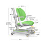 Дитяче крісло Mealux Ortoback Duo Plus Green (Y-510 KZ Plus) Дитяче крісло Mealux Ortoback Duo Plus Green (Y-510 KZ Plus)