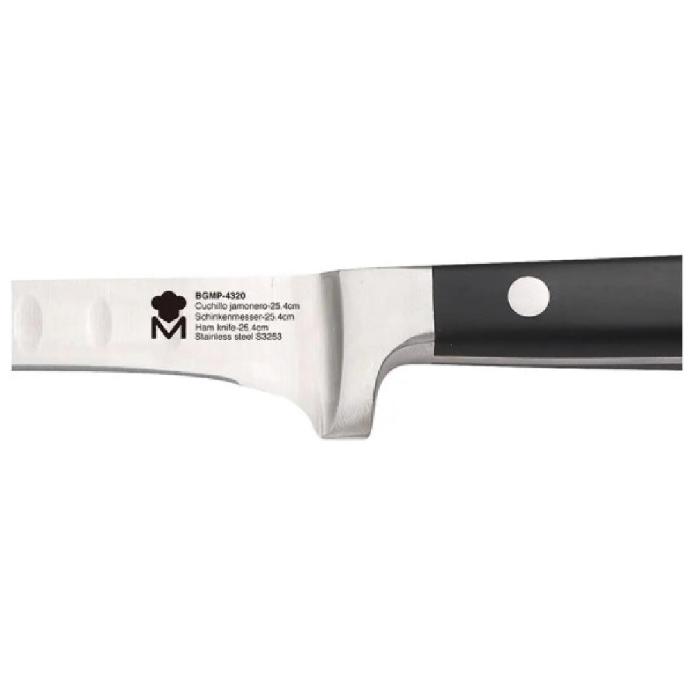 Кухонний ніж MasterPro Foodies collection, для шинки 25.4 см (BGMP-4320) Кухонний ніж MasterPro Foodies collection, для шинки 25.4 см (BGMP-4320)