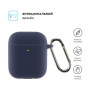 Чохол для навушників Armorstandart Silicone Case With Hook для Apple AirPods 2 Dark Blue (ARM59681)