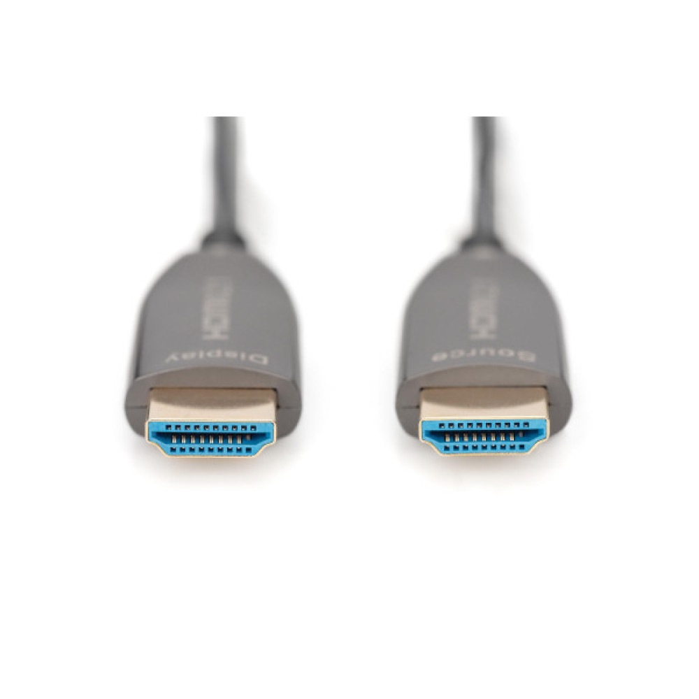 Кабель DIGITUS HDMI UHD 8K, AOC hybrid-fiber, type A M/M, 10м, чорний