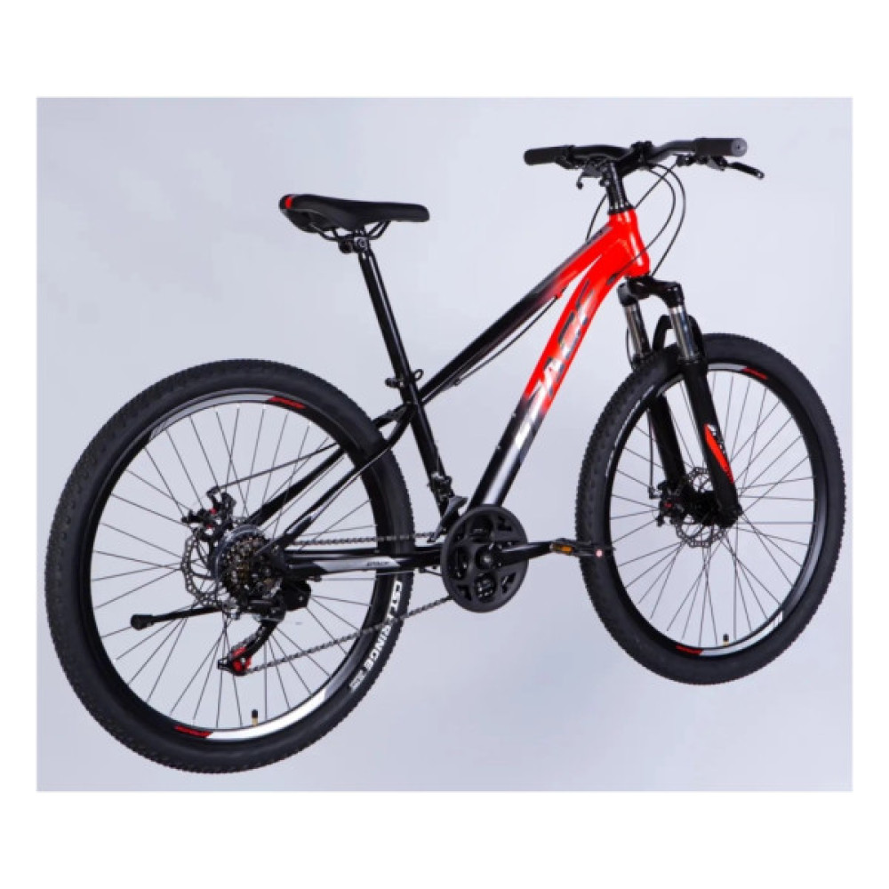 Велосипед Space 26" MARS DD FR рама-13" ST 2026 червоно-чорний (OPS-SP-26-075)